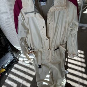 The North Face Extreme Vintage Gor-Tex Made In USA WHITE/PINK Size 10 snowsuit